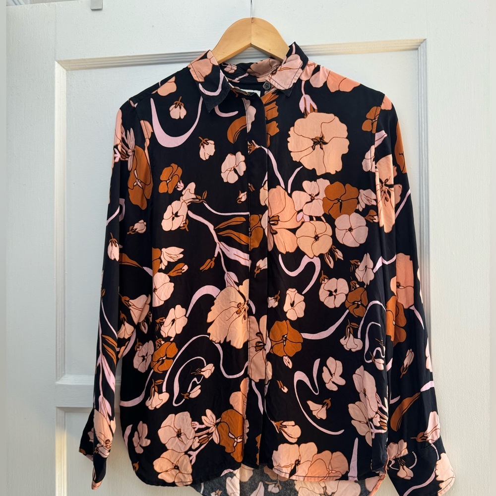 J. Crew Slim Fit Floral Button Down